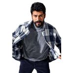 ALTINYILDIZ CLASSICS-Erkek Gri Melanj Tüylenme Yapmayan Anti Pilling Özellikli Standart Fit Tam Balıkçı Yaka Triko Kazak