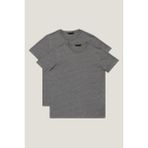 Altınyıldız Classics Erkek Gri Slim Fit Dar Kesim Bisiklet Yaka 2'li Tişört Paketi