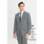 Altınyıldız Classics Erkek Gri Slim Fit Dar Kesim Mono Yaka Takım Elbise - 50 - 6 Drop