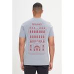 Altınyıldız Classics Erkek Gri Standart Fit Normal Kesim %100 Pamuk Baskılı Bisiklet Yaka Tişört - XL