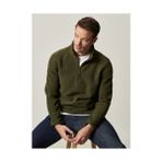 Altınyıldız Classics Erkek Haki Anti-pilling Tüylenme Yapmayan Standart Fit Dik Yaka Soğuk Geçirmez Polar Sweatshirt