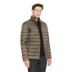 ALTINYILDIZ CLASSICS Erkek Haki Standart Fit Normal Kesim Dik Yaka Yan Cepli Casual Mont