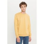 Altınyıldız Classics Erkek Hardal Standart Fit Normal Kesim Içi Polarlı 3 Iplik Bisiklet Yaka Pamuklu Sweatshirt