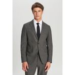 Altınyıldız Classics Erkek Kahve-Gri Slim Fit Dar Kesim Mono Yaka Kazayağı Desenli Kapak Cepli Esnek Takım Elbise - 50 - Kahverengi - Gri - 6 Drop