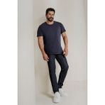 Altınyıldız Classics Erkek Koyu Lacivert Ekstra Slim Fit Dar Kesim Pamuklu Esnek Rııs Jean Kot Pantolon Denim - 33
