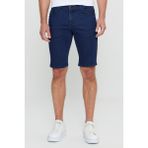 Altınyıldız Classics Erkek Koyu Lacivert Slim Fit Dar Kesim Pamuklu Esnek Denim Şort - 31