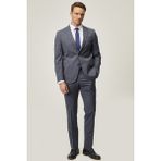 ALTINYILDIZ CLASSICS Erkek Lacivert-mavi Slim Fit Dar Kesim Su Geçirmez Nano Takım Elbise - 6 Drop - 46