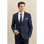 ALTINYILDIZ CLASSICS Erkek Lacivert Regular Fit Normal Kesim Yünlü Su ve Leke Tutmayan Nano Takım Elbise - 50 - 6 Drop