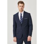 ALTINYILDIZ CLASSICS Erkek Lacivert Regular Fit Normal Kesim Yünlü Su ve Leke Tutmayan Nano Takım Elbise - 56 - 6 Drop