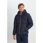 Altınyıldız Classics Erkek Lacivert Standart Fit Normal Kesim Kapüşonlu Mont - 2XL