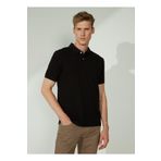 Altınyıldız Classics Erkek Polo Yaka T-shirt 5003005753, Siyah, XL