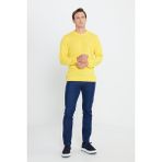 Altınyıldız Classics Erkek Sarı Tüylenme Yapmayan Anti-pilling Standart Fit Normal Kesim Bisiklet Yaka Triko Kazak - 2XL