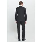 ALTINYILDIZ CLASSICS Erkek Siyah Ekstra Slim Fit Dar Kesim Kırlangıç Yaka Takım Elbise - 48 - 6 Drop