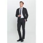 ALTINYILDIZ CLASSICS Erkek Siyah Ekstra Slim Fit Dar Kesim Kırlangıç Yaka Takım Elbise - 52 - 6 Drop
