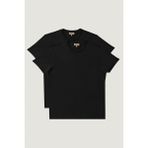 Altınyıldız Classics Erkek Siyah-Siyah Slim Fit Bisiklet Yaka 2'li Düz Tişört Paketi - Siyah - Siyah