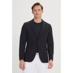 ALTINYILDIZ CLASSICS Erkek Siyah Slim Fit Dar Kesim Mono Yaka Casual Blazer Ceket