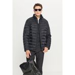 ALTINYILDIZ CLASSICS Erkek Siyah Standart Fit Normal Kesim Dik Yaka Yan Cepli Casual Mont