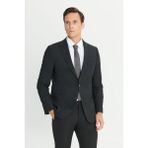 Altınyıldız Classics Erkek Siyah Su Geçirmez Ekstra Slim Fit Kırlangıç Yaka Yünlü Nano Takım Elbise - 52 - 6 Drop