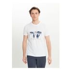 Altınyıldız Classics Erkek T-Shirt 5003252040, Beyaz, S