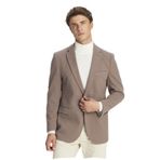ALTINYILDIZ CLASSICS Erkek Vizon Pamuklu Slim Fit Blazer Ceket 56-6 Drop