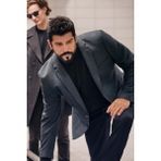 ALTINYILDIZ CLASSICS Erkek Yeşil Slim Fit Dar Kesim Mono Yaka Desenli Yünlü Blazer Ceket - 48-6N