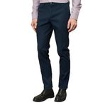 ALTINYILDIZ CLASSICS Pamuklu Slim Fit Dar Kesim 5 Cepli Armürlü Esnek Casual Pantolon, 46, ACE001252246, Lacivert, Erkek