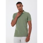 Altınyıldız Classics Polo Yaka Düz Haki Erkek T-Shirt ACE091252409_HAK