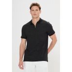Altınyıldız Classics Siyah Erkek Polo T-Shirt 4A4824200036 - M