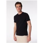 Altınyıldız Classics Siyah Erkek T-Shirt 4A4824200065
