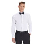 ALTINYILDIZ CLASSICS Slim Fit Dar Kesim Ata Yaka %100 Pamuk Gömlek, Renk Beyaz, Beden XL