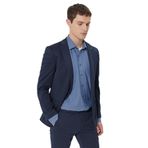 ALTINYILDIZ CLASSICS Slim Fit Dar Kesim Mono Yaka Örme Takım Elbise, Renk Lacivert, Beden 46-6 Drop