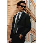 ALTINYILDIZ CLASSICS Slim Fit Dar Kesim Mono Yaka Takım Elbise, Renk Siyah, Beden 46-6 Drop