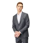 ALTINYILDIZ CLASSICS Slim Fit Dar Kesim Mono Yaka Tweet Desenli Yünlü Takım Elbise, Renk Antrasit, Beden 48-6 Drop