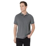 ALTINYILDIZ CLASSICS Slim Fit Dar Kesim Polo Yaka Kısa Kollu Basic Tişört, L, 4A9000000003, Siyah-Beyaz, Erkek