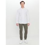 Altınyıldız Classics Slim Fit Düğmeli Yaka Beyaz Erkek Gömlek ACE020252165_BYZ - 2XL