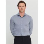Altınyıldız Classics Slim Fit Düğmeli Yaka Siyah Erkek Gömlek ACE020252040_SYH