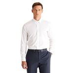 ALTINYILDIZ CLASSICS Ütü Gerektirmeyen Non-iron Slim Fit Dar Kesim%100 Pamuk Gömlek, XL, 4A2000000007, Beyaz, Erkek