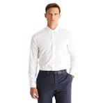 ALTINYILDIZ CLASSICS Ütü Gerektirmeyen Non-Iron Taılored Slim Fit Dar Kesim%100 Pamuk Gömlek, Renk Beyaz, Beden L