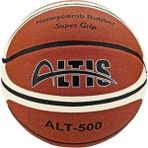 Altis Alt 500 Basketbol Topu No 5 Süper Grip Kauçuk Yüzey 5 Numara Kahverengi - Turuncu
