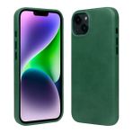 alto iPhone 14 Plus için Tasarlanan Deri Kılıf, Orijinal Seri Düşme Koruyucu Birinci Sınıf El Yapımı İtalyan Deri Telefon Kılıfı (6,7 inç, iPhone 14 Plus, Orman Yeşili)