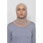 Altobeh Çıtçıtlı Hazır Eşarp Hijap Koyu Bej, Standart, A51-24, Koyu Bej, Kadın