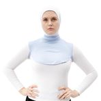 Altobeh Düz Balıkçı Yaka Boğazlı Penye Tesettür Boyunluk, Gök Rengİ