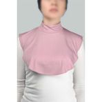 Altobeh Düz Balıkçı Yaka Boğazlı Penye Tesettür Boyunluk - Koyu Pembe - Standart