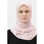 Altobeh Düz Şifon Şal-Toz Pembe
