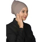 Altobeh Hazır Pratik Geçmeli Uzun Boru Tesettür Bonesi - Açık Vizon - Standart