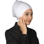 Altobeh Hazır Pratik Geçmeli Uzun Boru Tesettür Bonesi - Beyaz - Standart