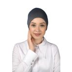 Altobeh Hazır Pratik Geçmeli Uzun Boru Tesettür Bonesi - Füme