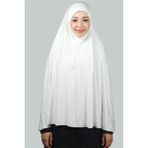Altobeh Hazır Türban Peçeli Pratik Eşarp Tesettür Nikaplı Hijab - Namaz Örtüsü Sufle (5Xl) - Ekru - Standart