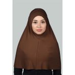 Altobeh Hazır Türban Pratik Eşarp Tesettür Hijab - Namaz Örtüsü (Xl) - Çikolata - Standart