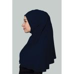 Altobeh Hazır Türban Pratik Eşarp Tesettür Hijab - Namaz Örtüsü Xl Lacivert